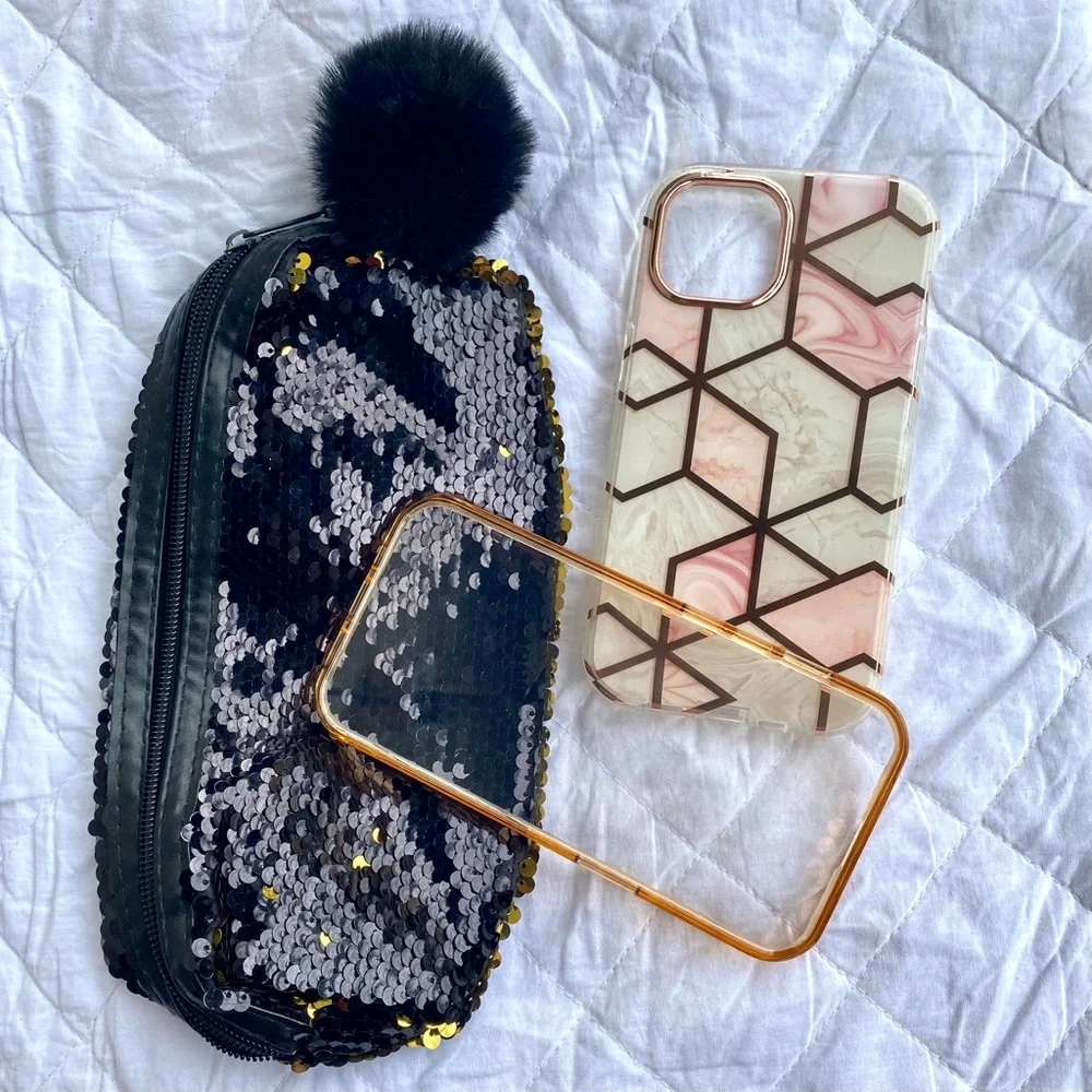 Marble FRONT & BACK case for Iphone 13! - Picture 8 of 14